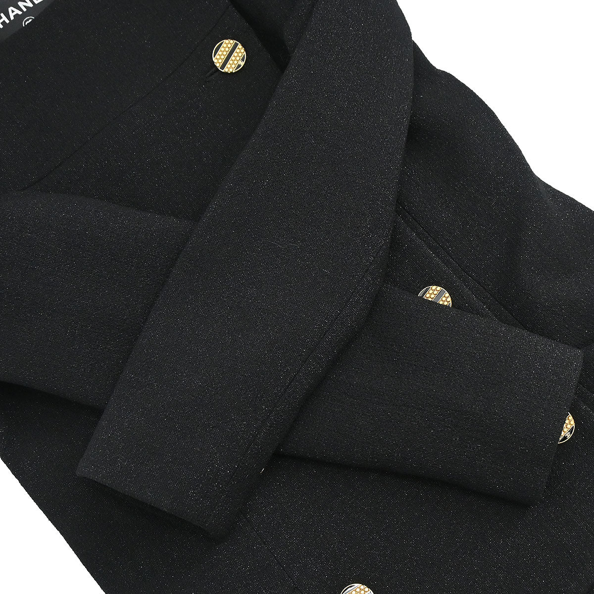 Chanel 2019 Collarless Jacket Black #34