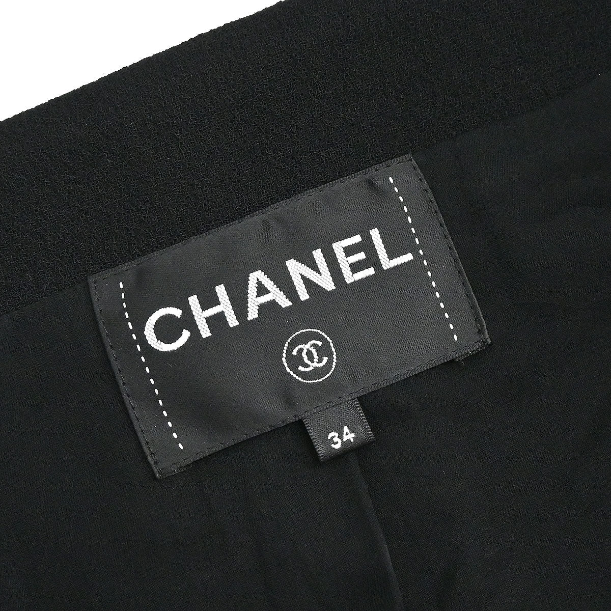 Chanel 2019 Collarless Jacket Black #34
