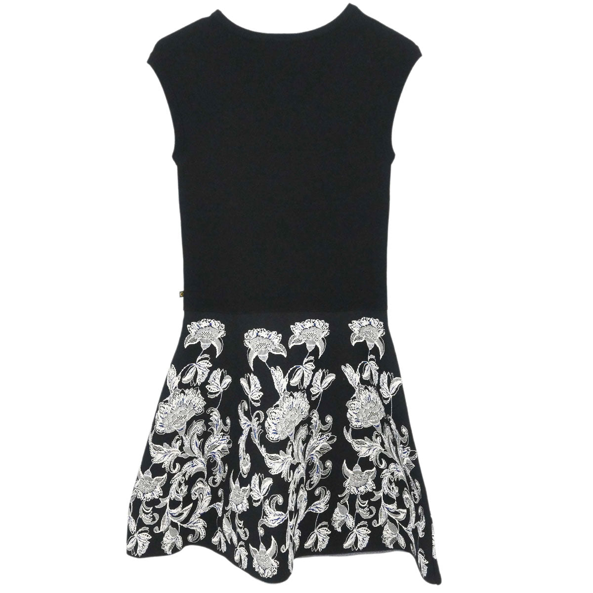 Louis Vuitton 2017 Sleeveless Floral Dress Black #S