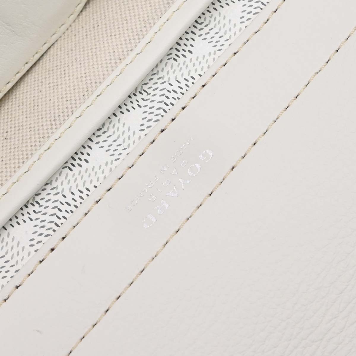 Goyard White Rouette Shoulder Bag