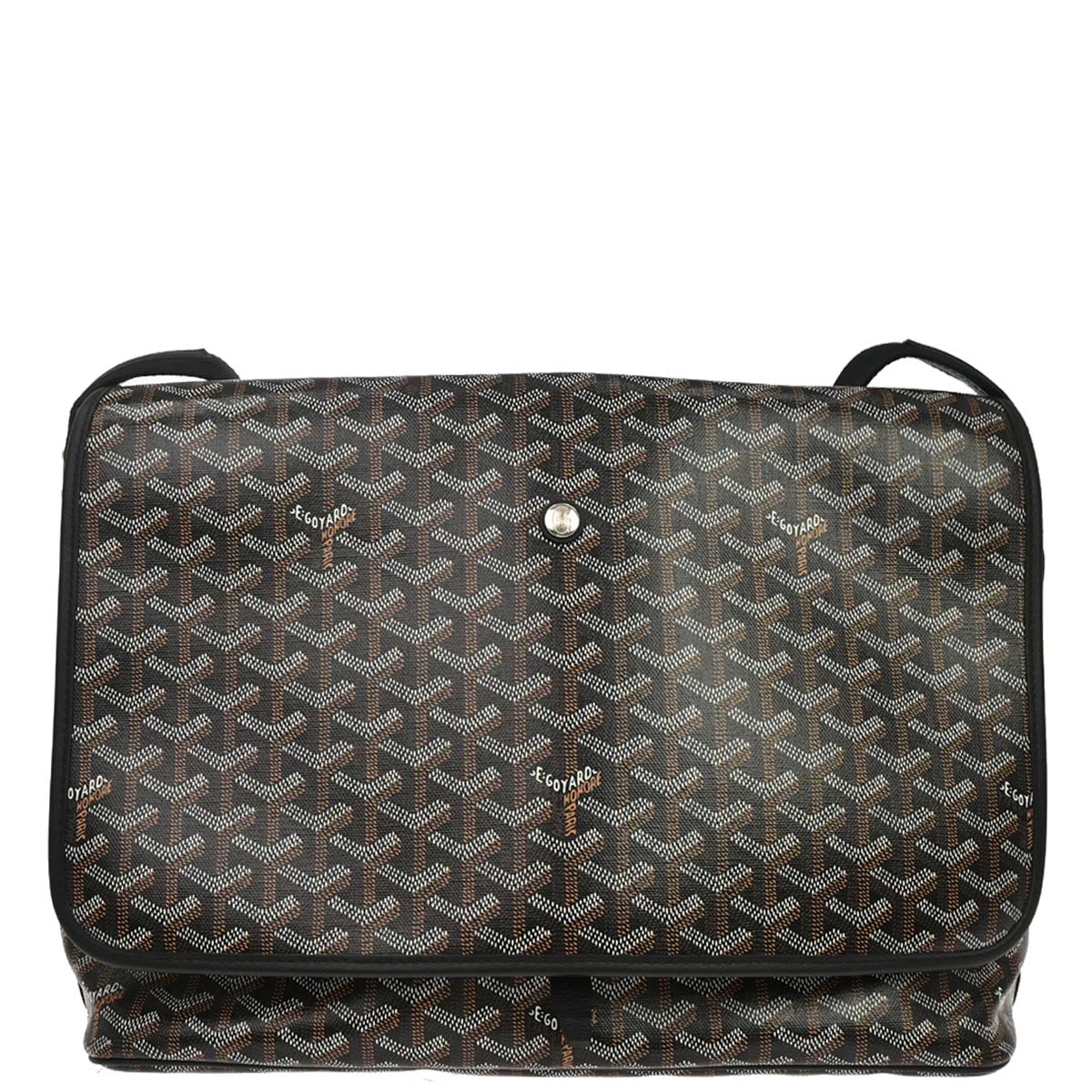 Goyard Black Capetien MM Messenger Shoulder Bag