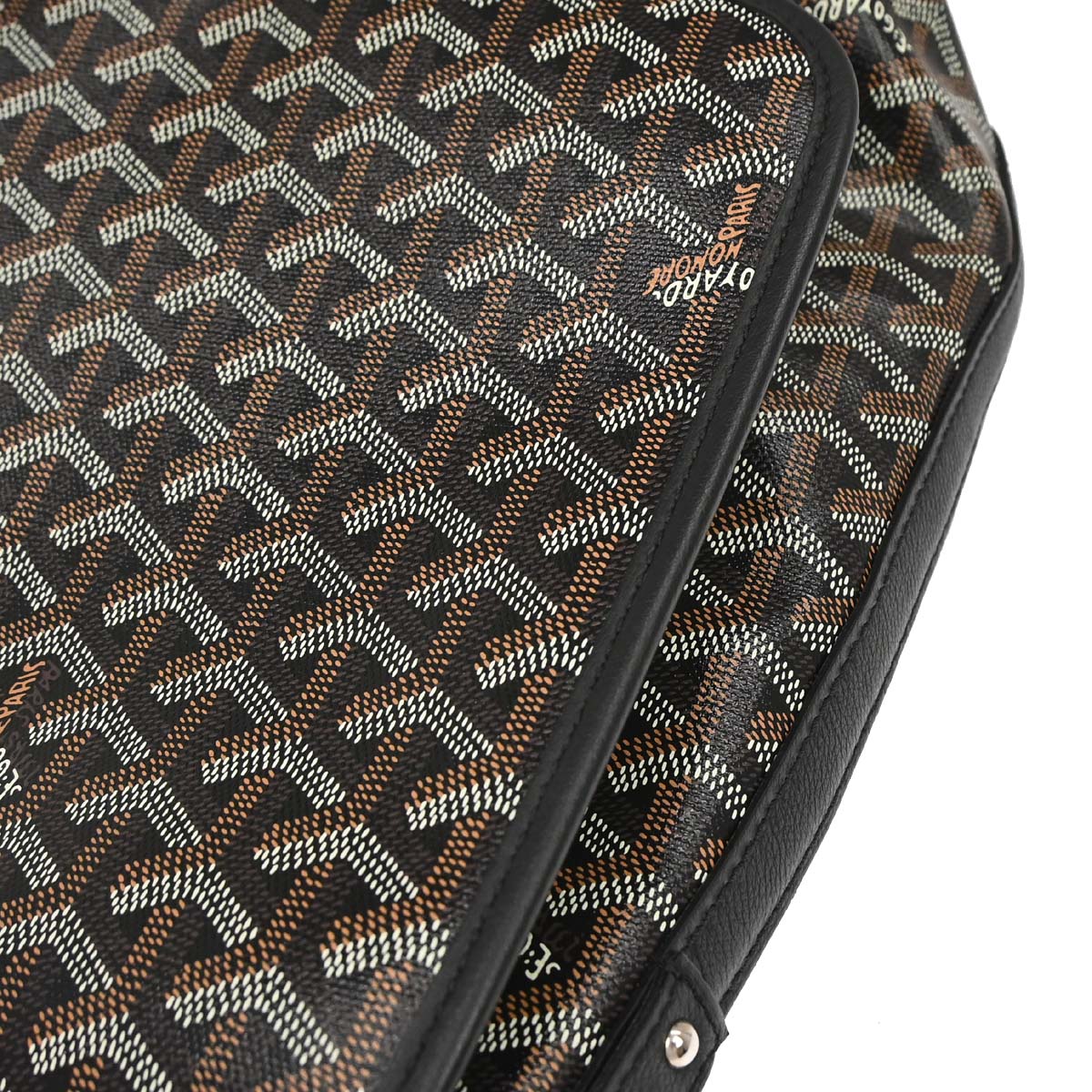 Goyard Black Capetien MM Messenger Shoulder Bag