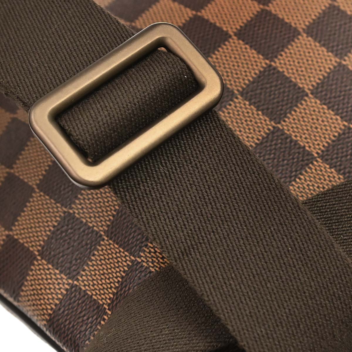Louis Vuitton 2010 Damier Pochette Plate Brooklyn Shoulder Bag N41100