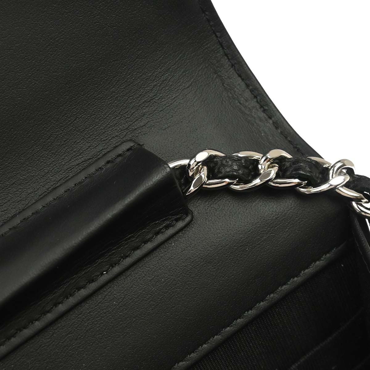 Chanel 2014-2015 Black Caviar Skin Timeless WOC Wallet on Chain Shoulder Bag