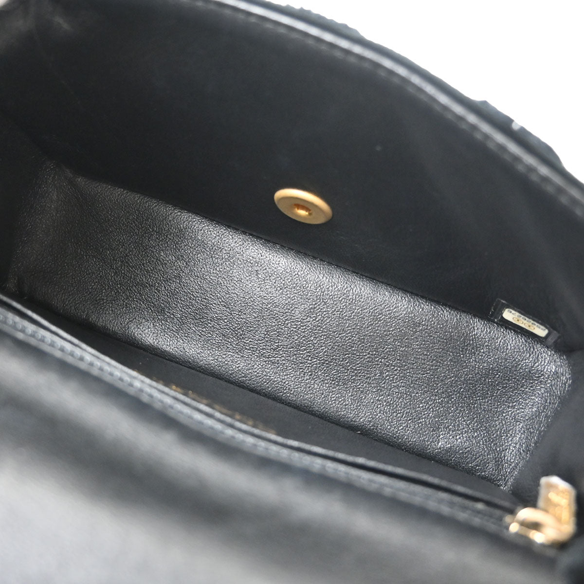 Chanel 2018 Black Velvet Classic Flap Shoulder Bag