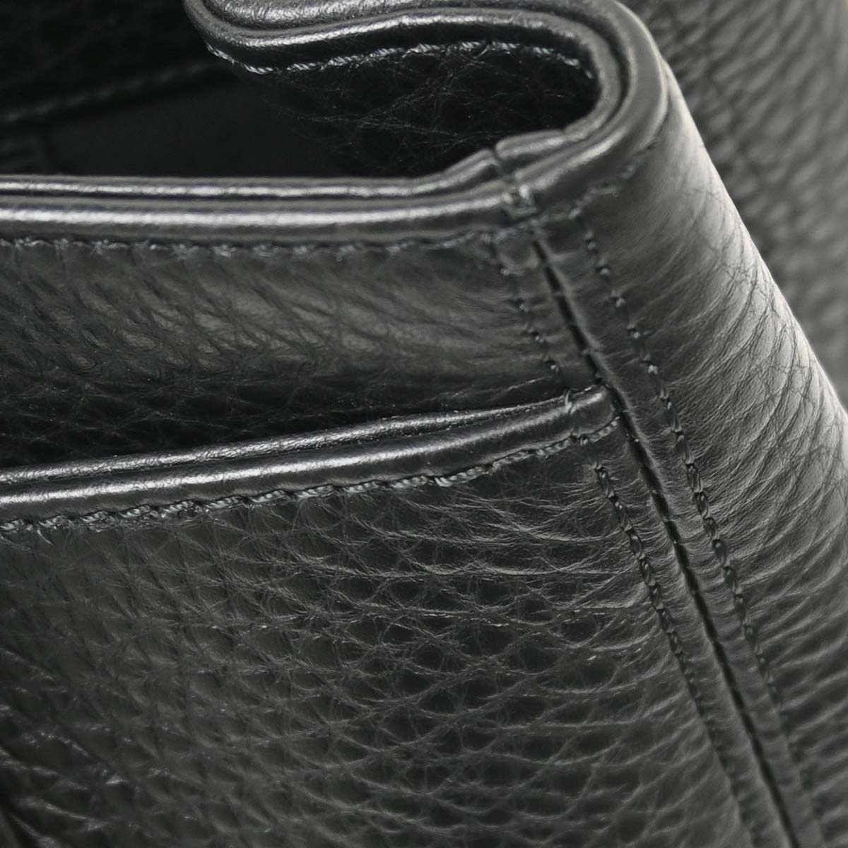 Chanel 2014-2015 Black Deerskin Executive Cerf Tote Bag