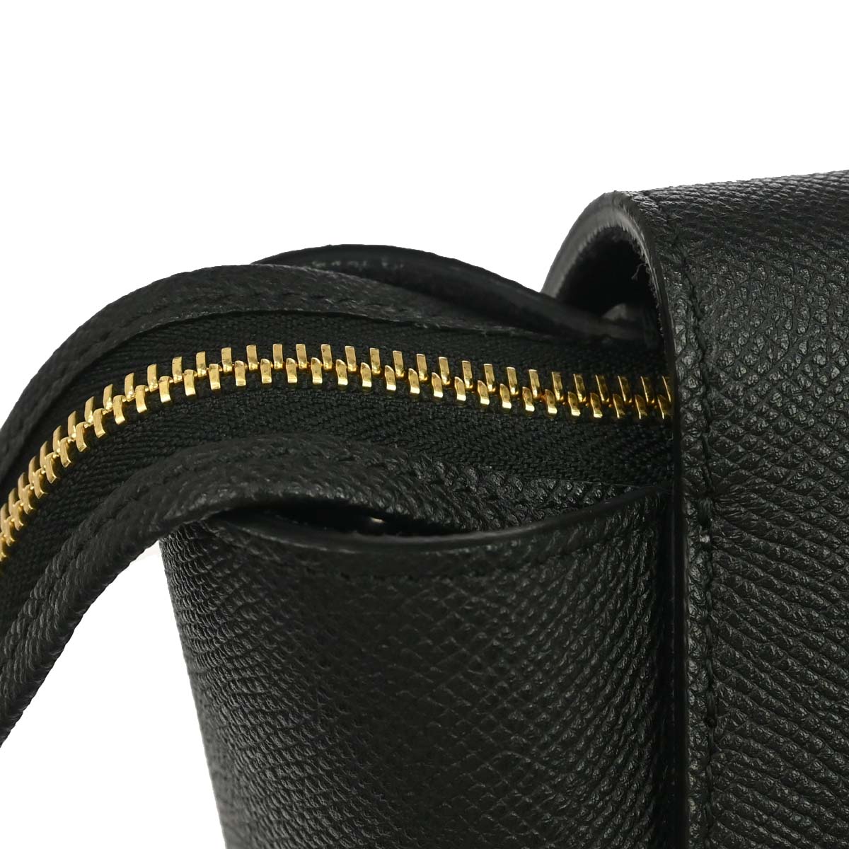 Celine Black Calfskin Belt Bag Micro 2way Shoulder Handbag