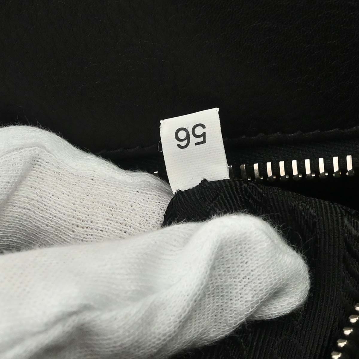 Prada Black Calfskin Messenger Shoulder Bag