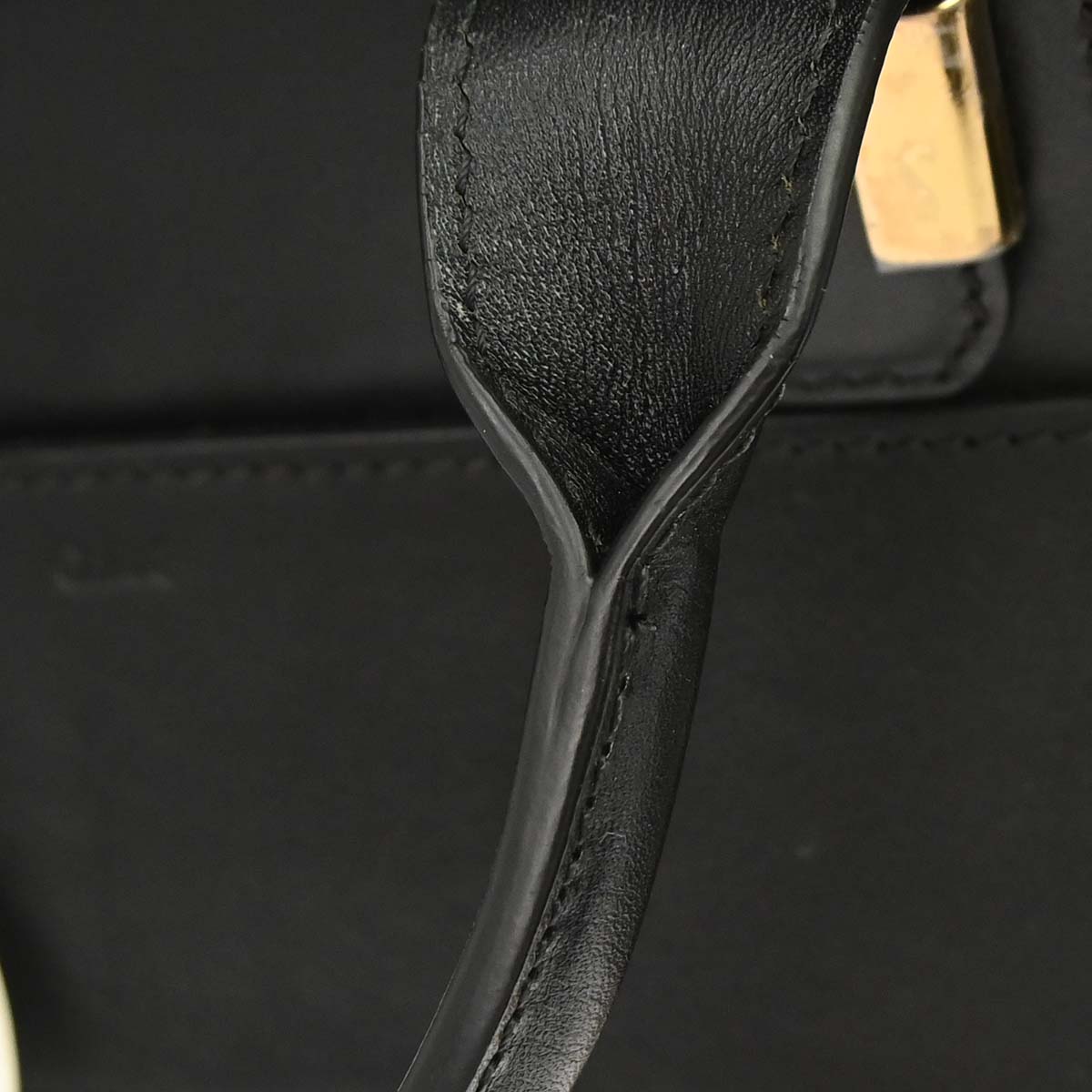 Chloe Black Pony Hair Alice 2way Shoulder Handbag