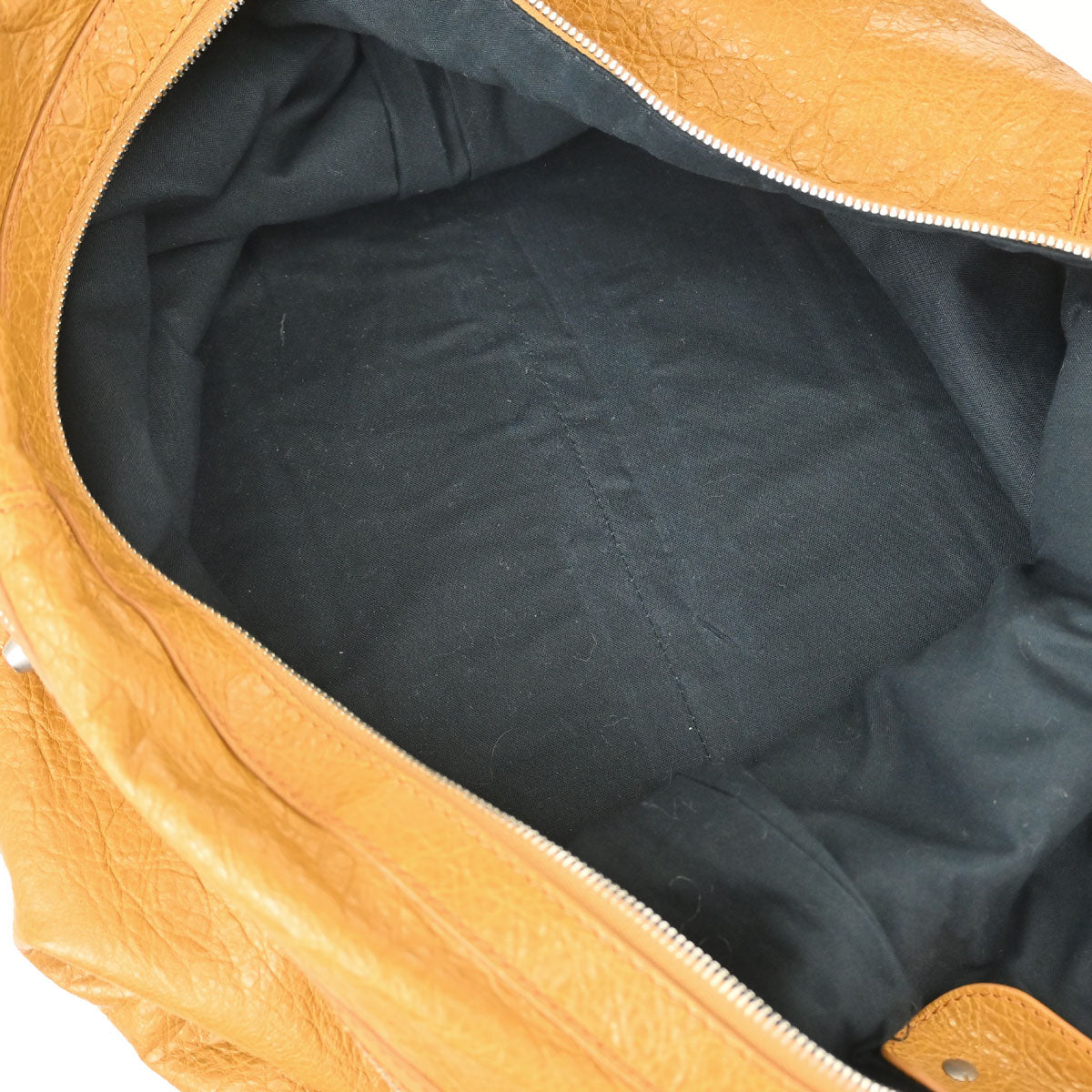 Balenciaga Brown Lambskin Courier Shoulder Bag