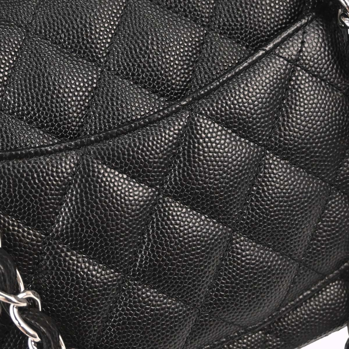 Chanel Black Caviar Skin Mini Classic Square Flap Shoulder Bag 17