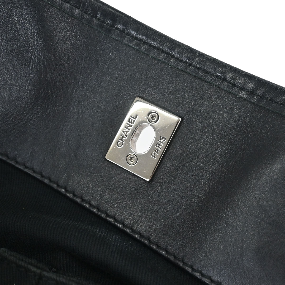Chanel 2012-2013 Black Perforated Calfskin Up In The Air Tote 2way Chain Handbag
