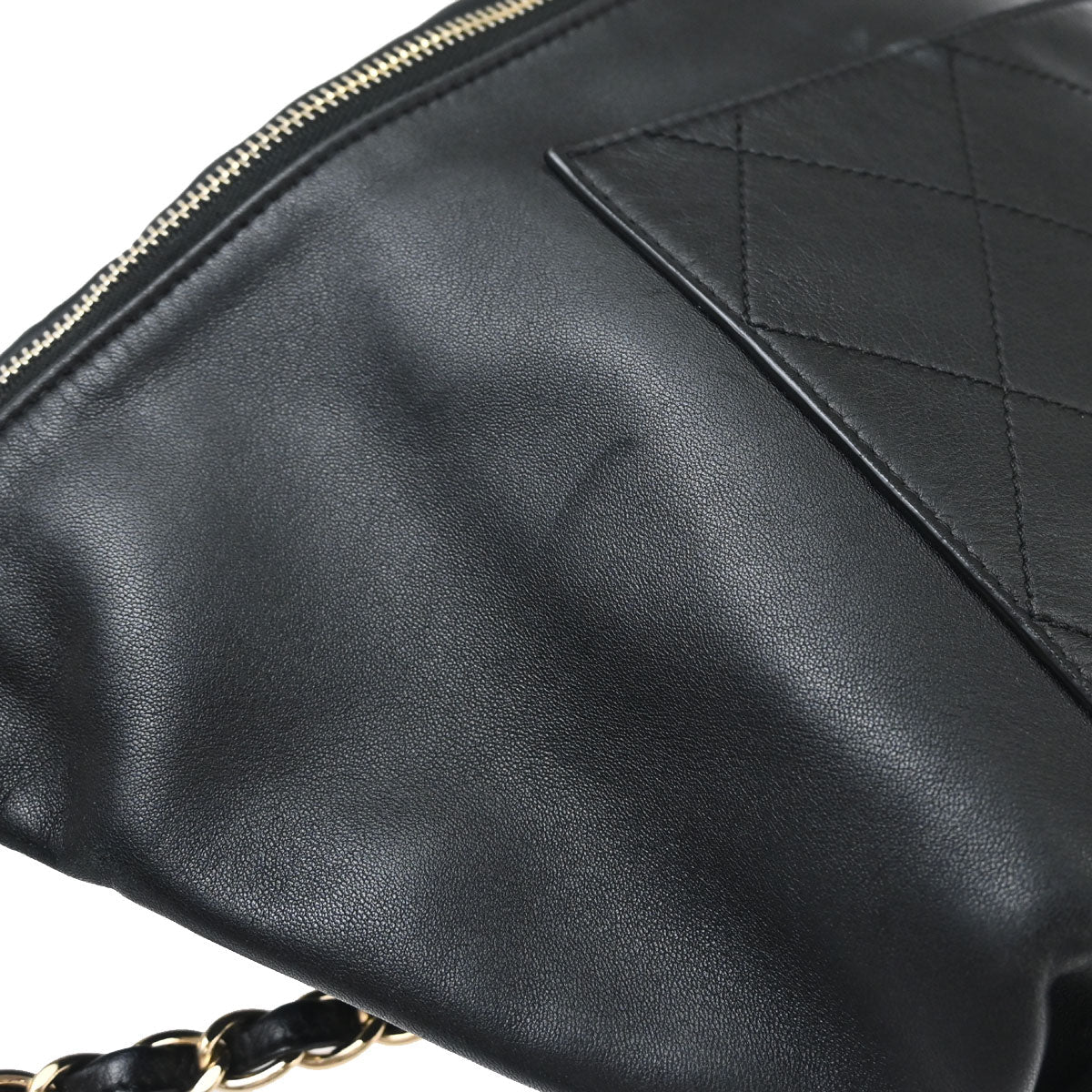 Chanel x Pharrell Williams 2018-2019 Black Lambskin 2way Waist Bag