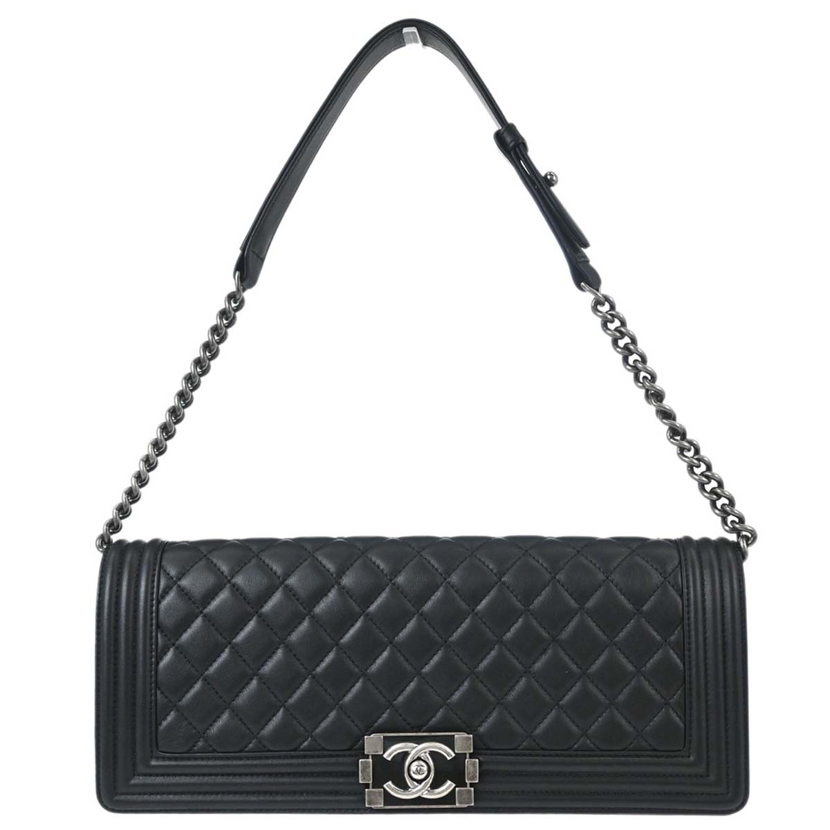 Boy Chanel Black Lambskin Handbag