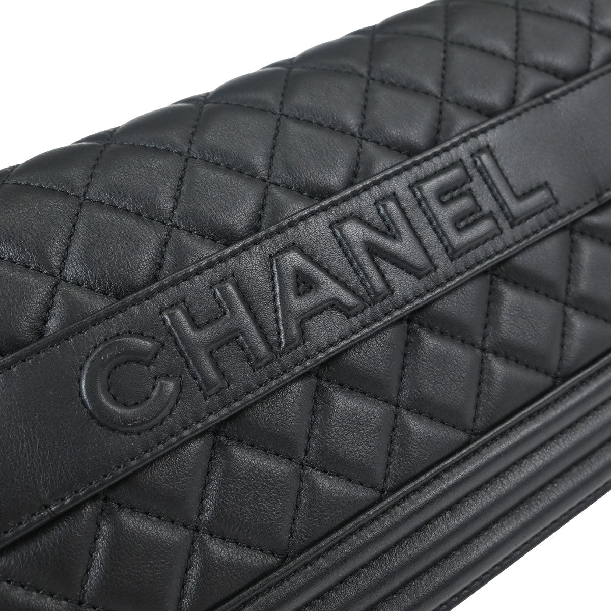 Boy Chanel Black Lambskin Handbag