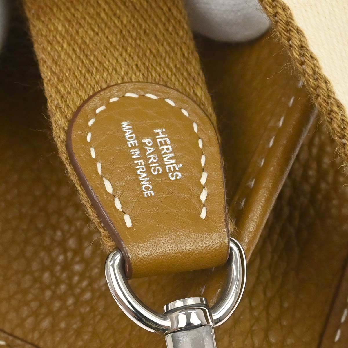 Hermes Kraft Taurillon Clemence Evelyne TPM Shoulder Bag