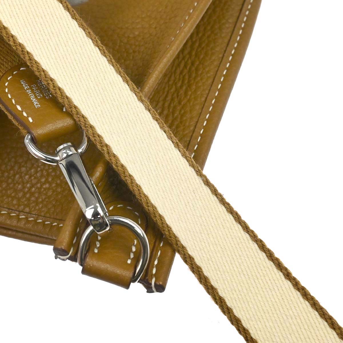Hermes Kraft Taurillon Clemence Evelyne TPM Shoulder Bag