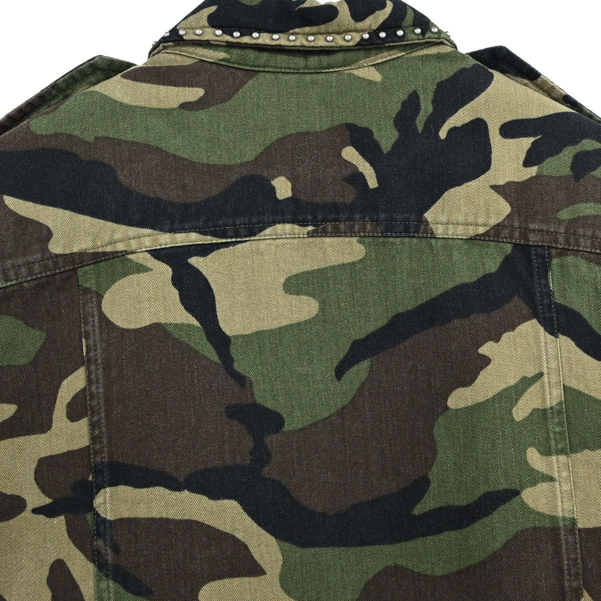 Saint Laurent 2019 Camouflage Jacket Khaki #F34