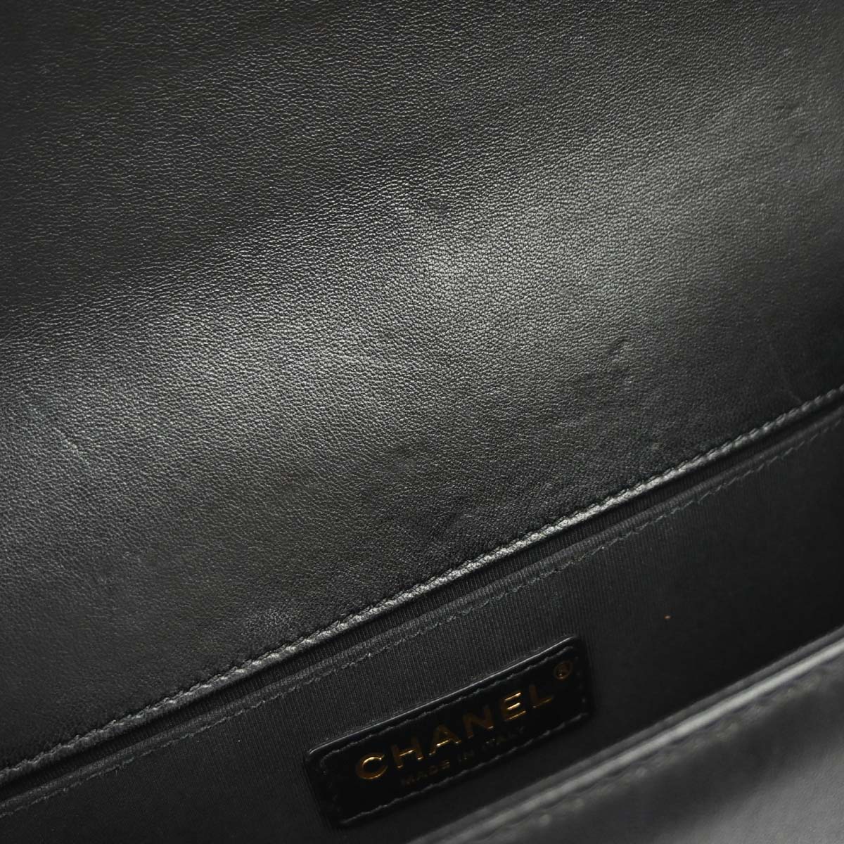 Boy Chanel 2017 Black Lambskin Tweed Medium Shoulder Bag