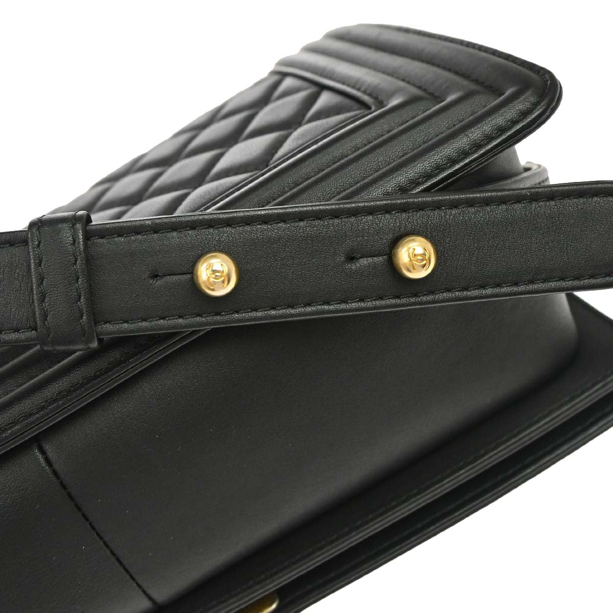 Boy Chanel 2018 Black Lambskin Medium Shoulder Bag