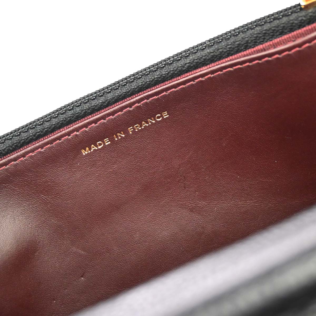 Chanel 2014 Black Caviar Skin Classic WOC Wallet on Chain Bag