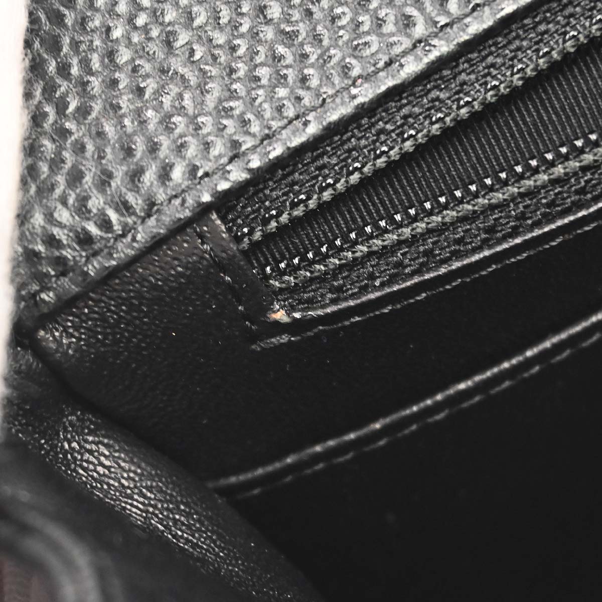 Chanel 2014-2015 Black Caviar Skin Mini Classic Square Flap Shoulder Bag 17