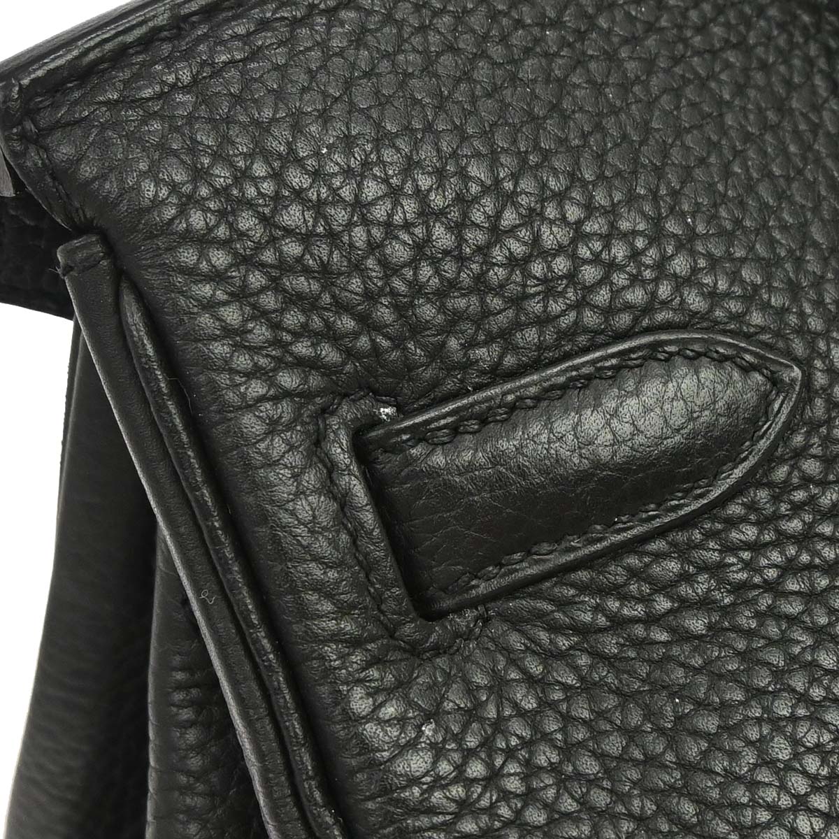 Hermes Black Taurillon Clemence Birkin 30 Handbag