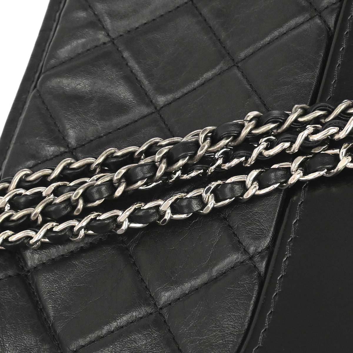 Chanel 2019 Black Lambskin Calfskin Small Gabrielle Shoulder Bag