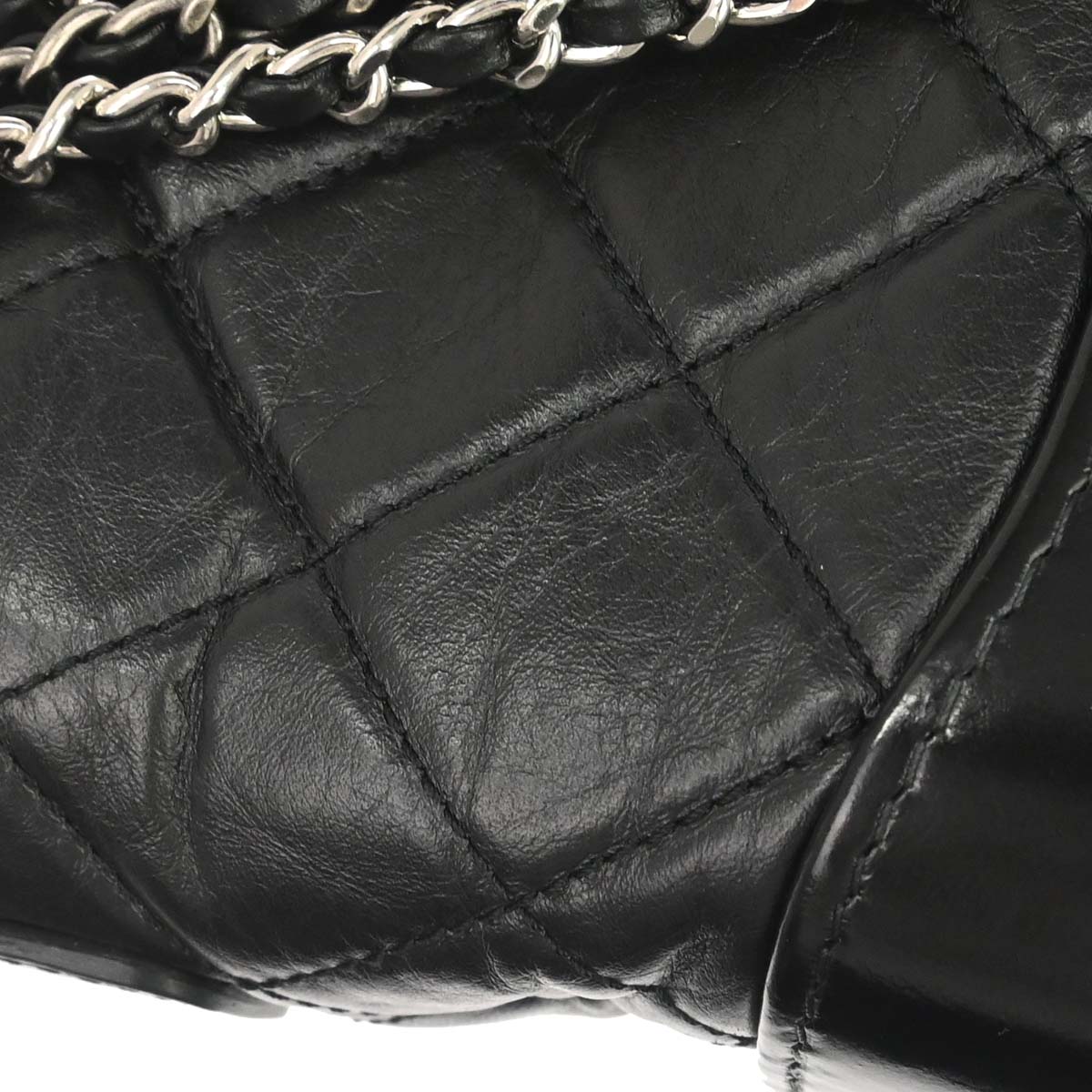 Chanel 2019 Black Lambskin Calfskin Small Gabrielle Shoulder Bag