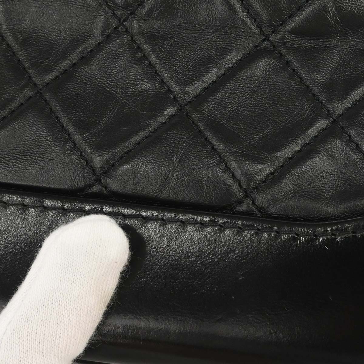 Chanel 2019 Black Lambskin Calfskin Small Gabrielle Shoulder Bag