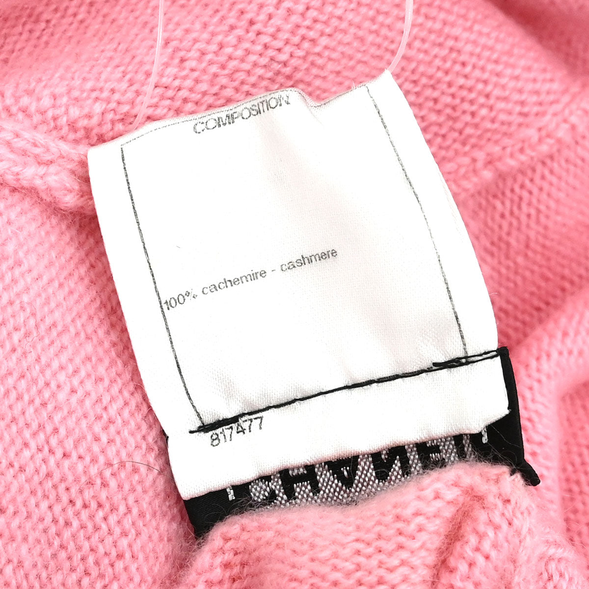 Chanel 2015 Sweater Knit Top Turnlock Pink #36