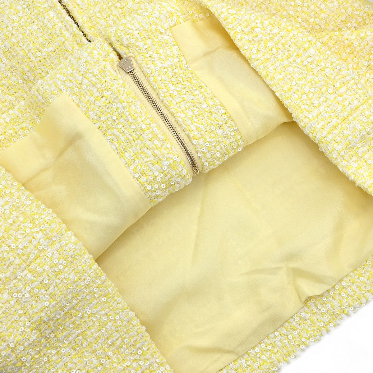 Chanel 2019 Long Pants Tweed Yellow #34
