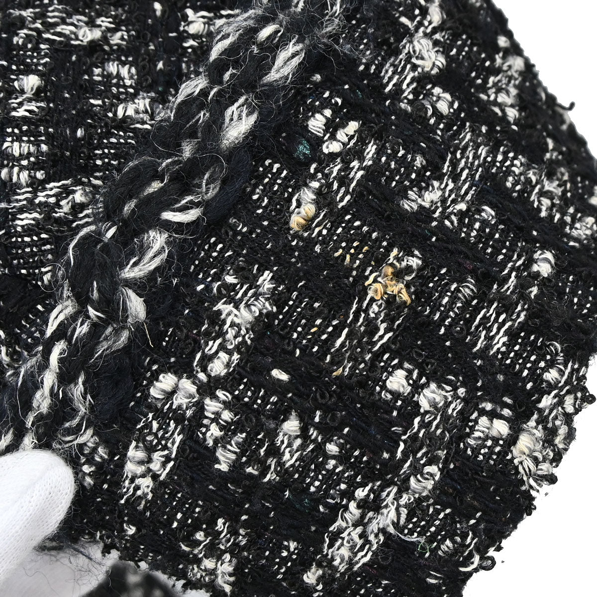 Chanel 2013-2014 Jacket Coat Tweed Black #36