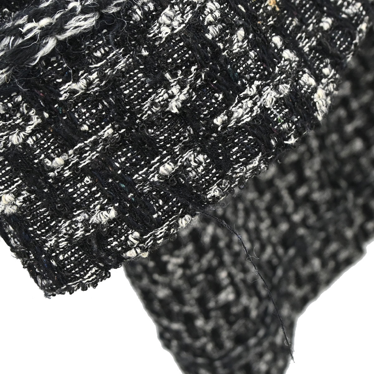 Chanel 2013-2014 Jacket Coat Tweed Black #36