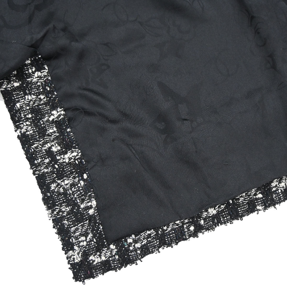 Chanel 2013-2014 Jacket Coat Tweed Black #36