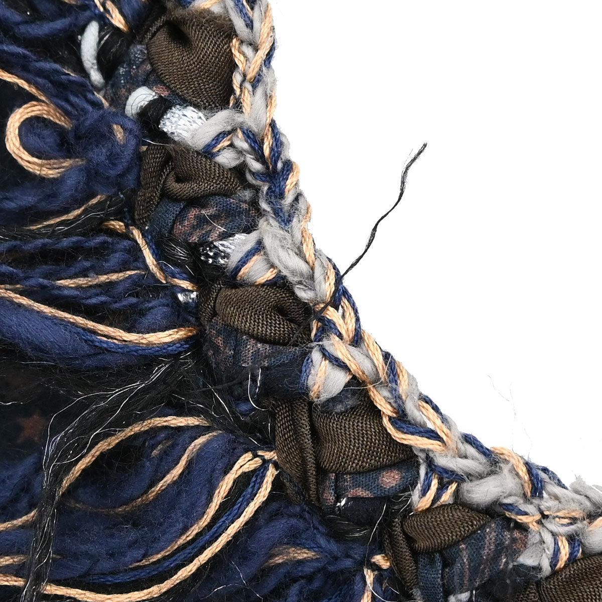 Chanel 2014 Paisley Print Halterneck Dress Navy #38