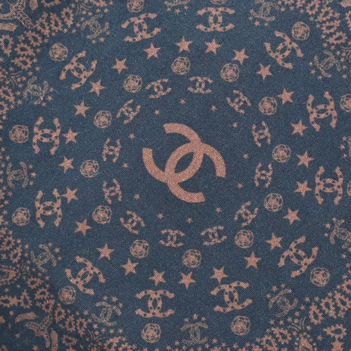 Chanel 2014 Paisley Print Halterneck Dress Navy #38