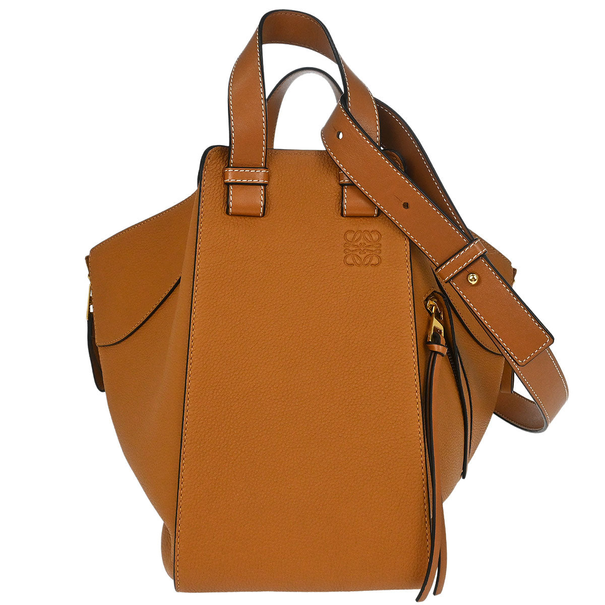 Loewe Brown Hammock 2way Shoulder Tote Handbag