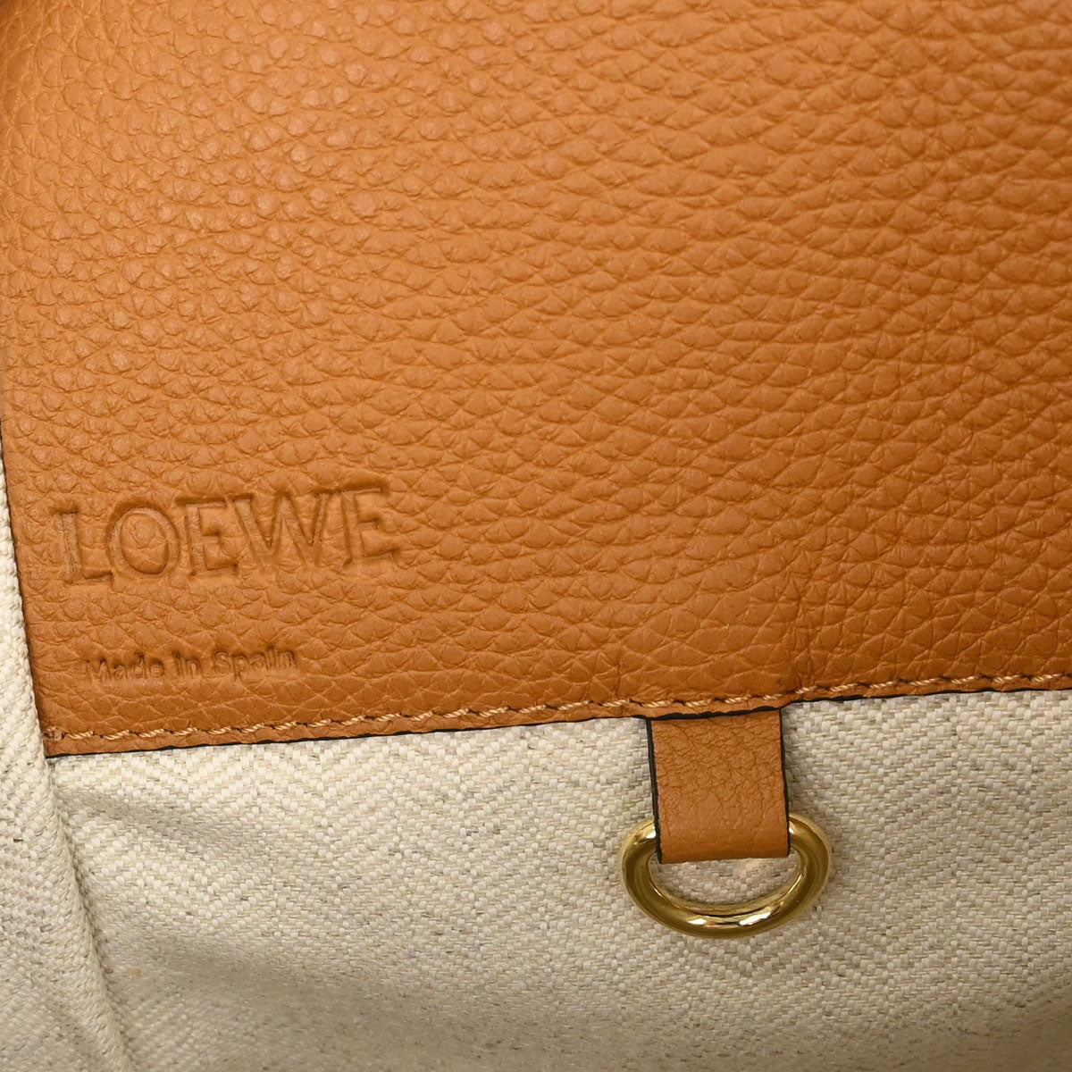 Loewe Brown Hammock 2way Shoulder Tote Handbag