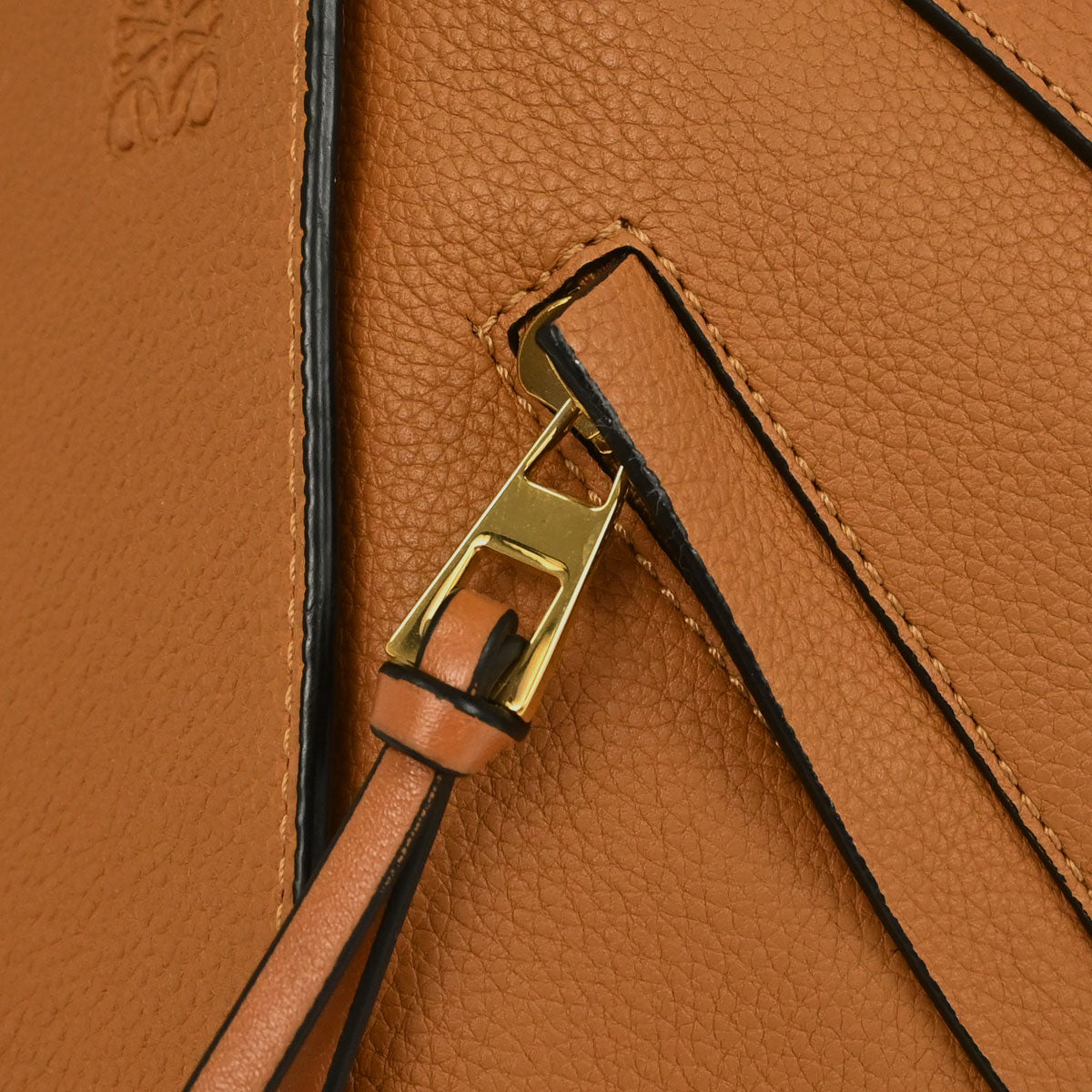 Loewe Brown Hammock 2way Shoulder Tote Handbag
