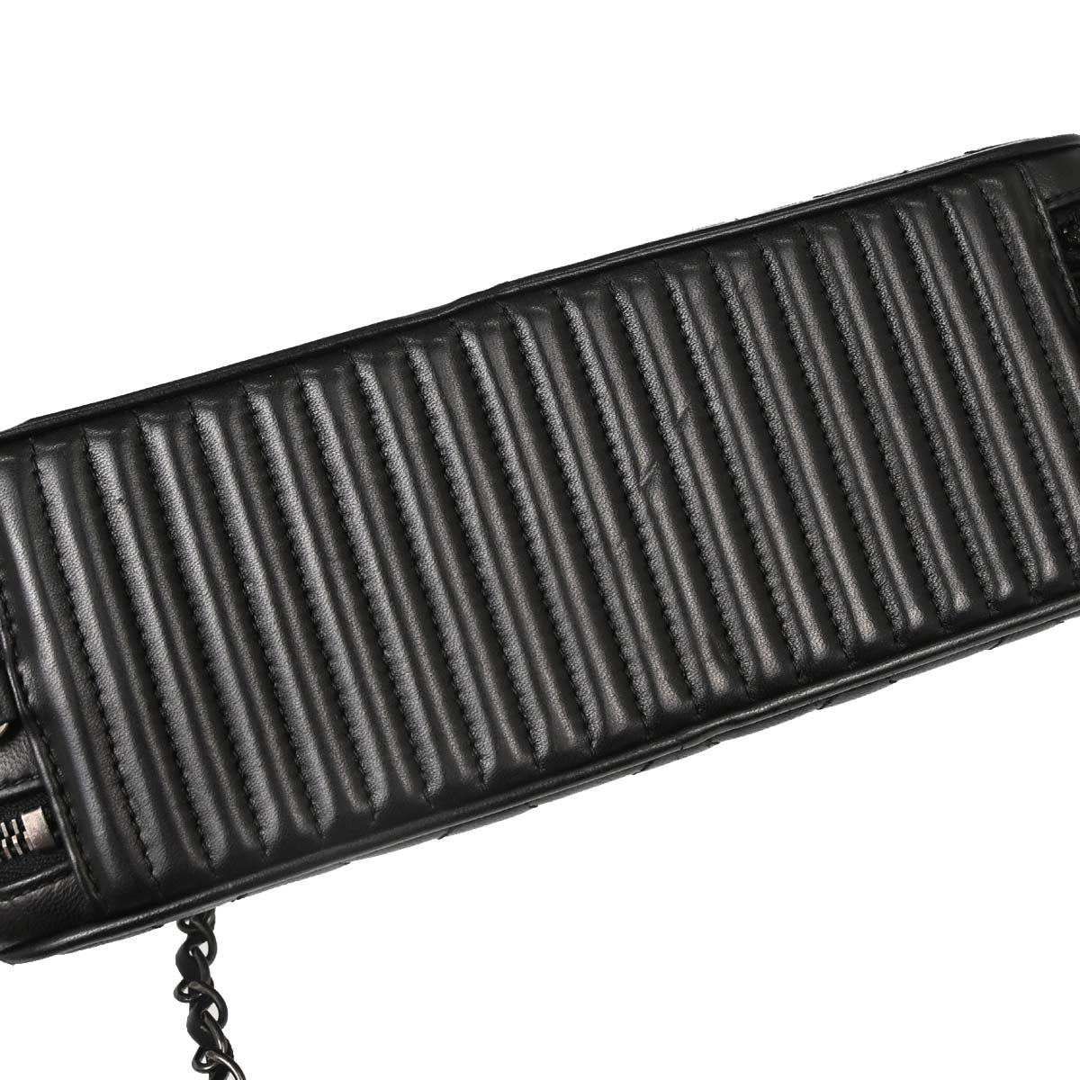 Chanel Black Lambskin Coco Boy Camera Bag Small