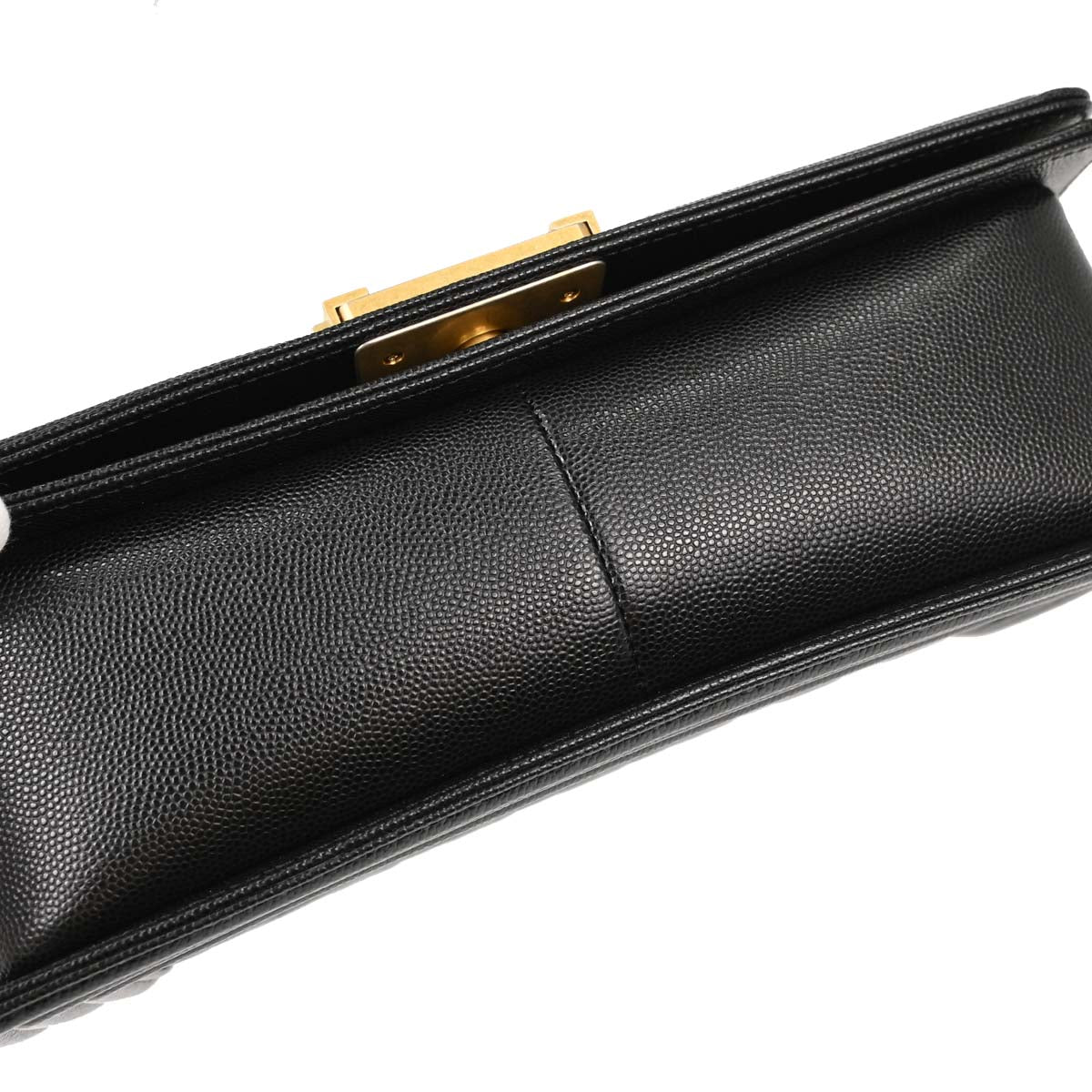 Boy Chanel Black Caviar Skin Medium Shoulder Bag