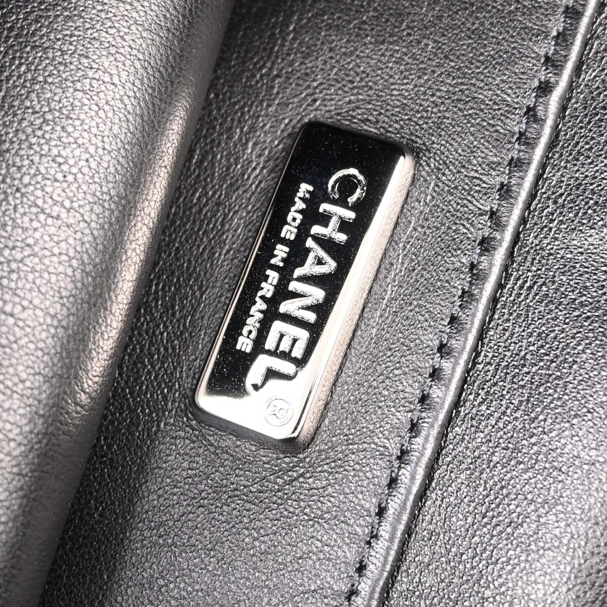 Chanel Black Lapin Fur Tote Handbag