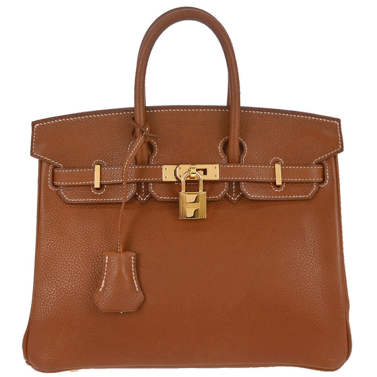 Hermes Fauve Barenia Faubourg Birkin 25 Handbag