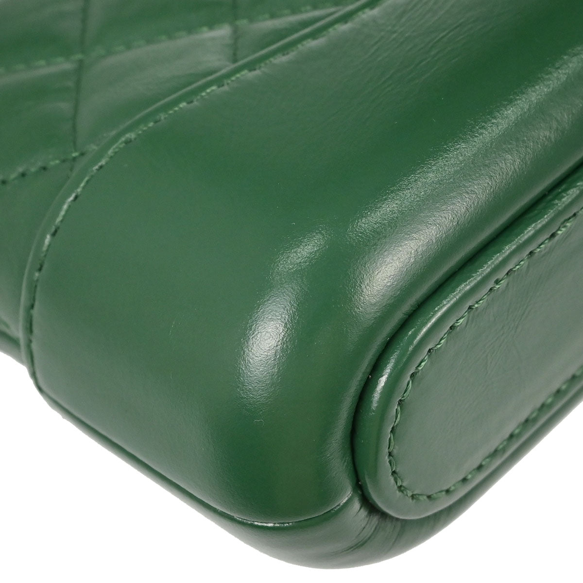 Chanel Green Calfskin Gabrielle WOC Wallet on Chain Shoulder Bag