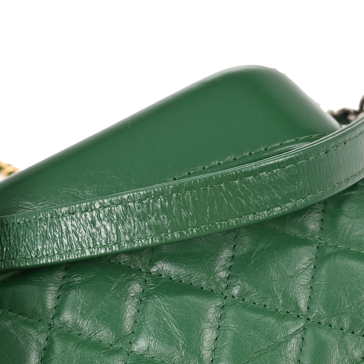 Chanel Green Calfskin Gabrielle WOC Wallet on Chain Shoulder Bag