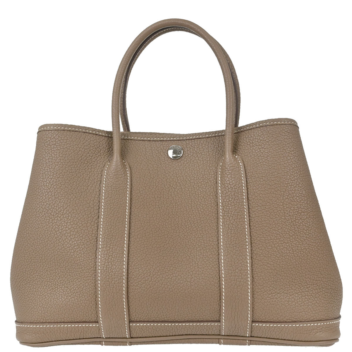 Hermes Etoupe Gray Negonda Garden Party 30 TPM Tote Handbag