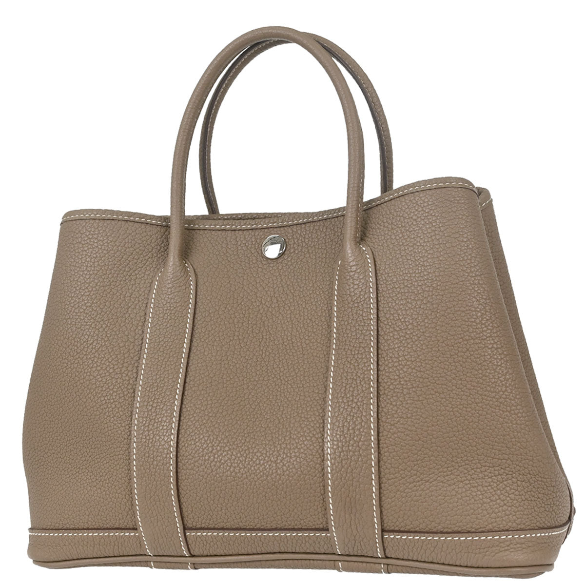 Hermes Etoupe Gray Negonda Garden Party 30 TPM Tote Handbag