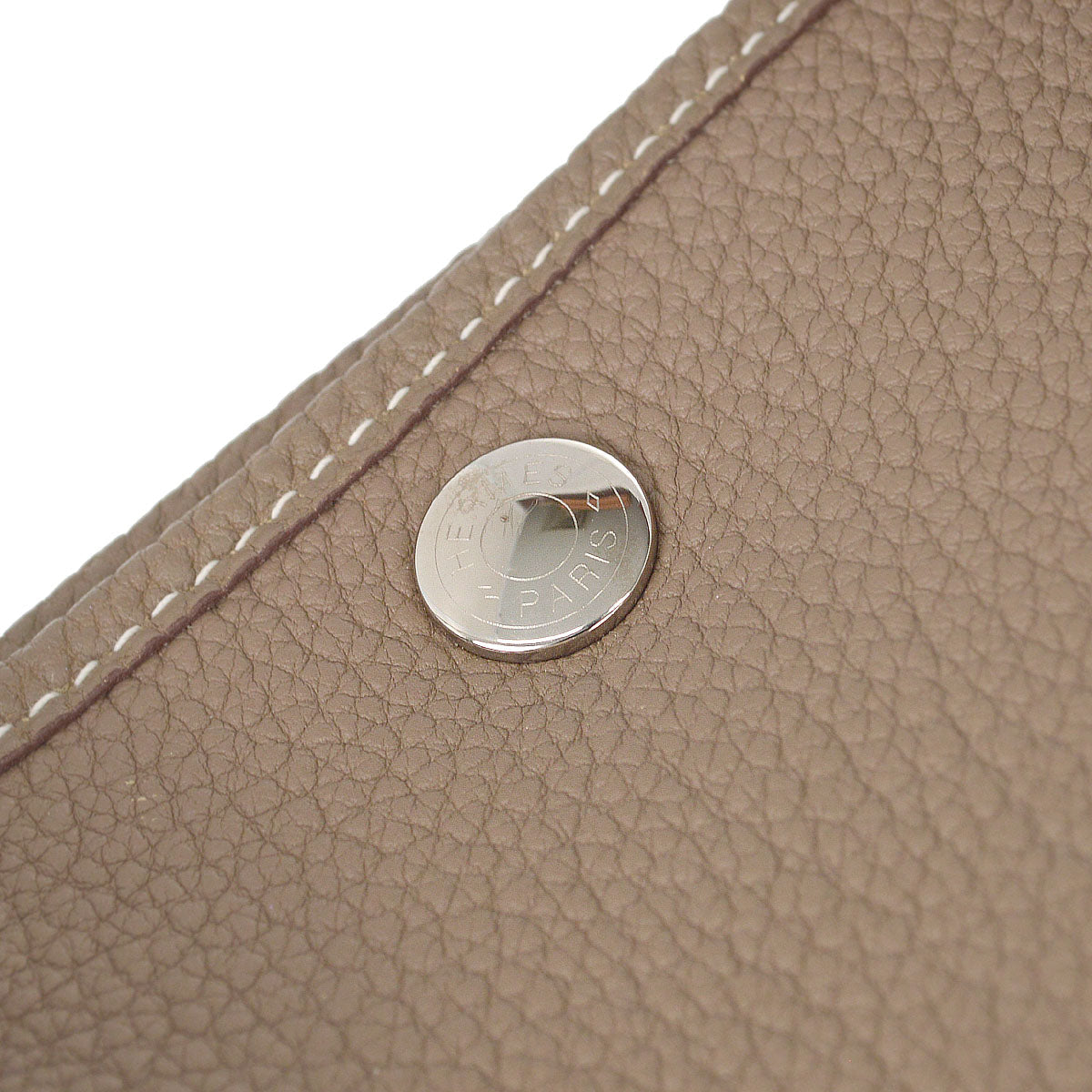 Hermes Etoupe Gray Negonda Garden Party 30 TPM Tote Handbag