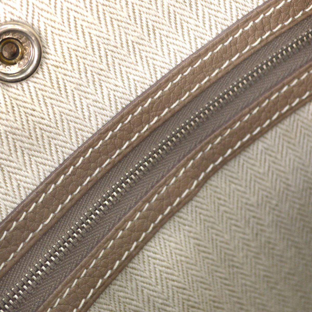 Hermes Etoupe Gray Negonda Garden Party 30 TPM Tote Handbag
